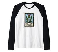 No puedes complacer a todos Arte motivacional del cardo Camiseta Manga Raglan