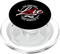 No Puedes Comprar Amor Pero Puedes rescatar a tu Mascota Perro Cachorro Animal PopSockets PopGrip para MagSafe