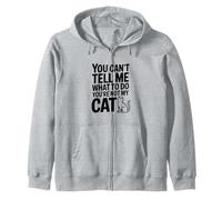 No Puedes decirme qué Hacer No Eres mi Gato Sudadera con Capucha