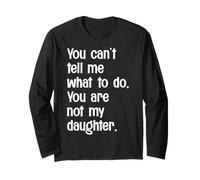 No Puedes decirme qué Hacer, no Eres mi Hija, Gracioso Manga Larga