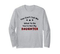 No puedes decirme qué hacer, no eres mi hija, papá Manga Larga