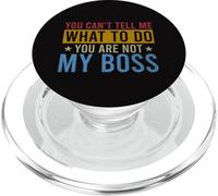 No puedes decirme qué hacer No eres mi jefe Vintage PopSockets PopGrip para MagSafe