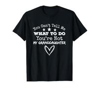 No Puedes decirme qué Hacer No Eres mi Nieta Fun Camiseta gráfica económica