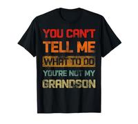No puedes decirme qué hacer No eres mi nieto Retro Camiseta