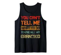 No puedes decirme qué hacer No eres mi nieto Retro Camiseta sin Mangas