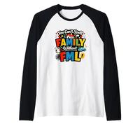 No Puedes deletrear Familia sin FML Funny Parent Camiseta Manga Raglan