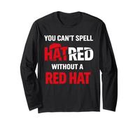 No Puedes deletrear Odio sin una protesta de activismo de Sombrero Rojo Manga Larga