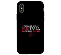 No Puedes deletrear Paintball sin Dolor para los Jugadores de Paintball Carcasa para iPhone X/XS
