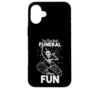 NO Puedes DESPELL Funeral SIN DIVERSIÓN Esqueleto Meme ataúd Carcasa para iPhone 16 Plus
