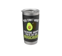 No puedes hacer felices a todos No eres un aguacate Vaso térmico de acero inoxidable de doble pared