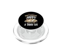 No Puedes Hacer Felices a Todos Que no Eres un Gato atigrado PopSockets PopGrip para MagSafe