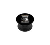 No Puedes Hacer Felices a Todos Que no Eres un Gato Esmoquin PopSockets PopGrip Adhesivo
