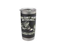 No puedes herir mis sentimientos, solía sostener una linterna, papá Vaso térmico de acero inoxidable de doble pared