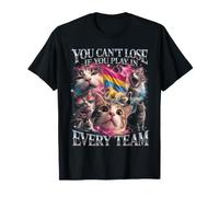 No Puedes Perder si juegas en Todos los Equipos pansexuales Camiseta