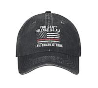 No Puedes silenciarnos a Todos Soy Charlie Kirk Gorra de béisbol Casual para Hombres KPOP de Verano Rock Hip Hop Gorras de Moda