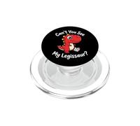 ¿No Puedes Ver mi legissaur? - Divertida cirugía de Pierna Rota PopSockets PopGrip para MagSafe