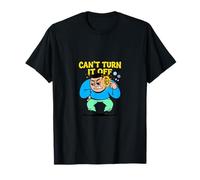 No Puedo apagarlo Pensando Demasiado en el diseño de Humor Mental Camiseta