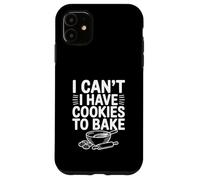 No Puedo Comer Galletas para Hornear Fun Baking Lover Carcasa para iPhone 11