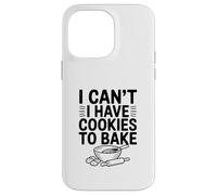 No Puedo Comer Galletas para Hornear Fun Baking Lover Carcasa para iPhone 14 Pro MAX