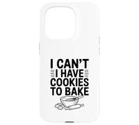 No Puedo Comer Galletas para Hornear Fun Baking Lover Carcasa para iPhone 15 Pro