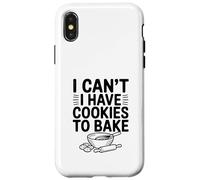 No Puedo Comer Galletas para Hornear Fun Baking Lover Carcasa para iPhone X/XS
