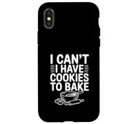 No Puedo Comer Galletas para Hornear Fun Baking Lover Carcasa para iPhone X/XS
