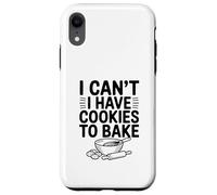 No Puedo Comer Galletas para Hornear Fun Baking Lover Carcasa para iPhone XR