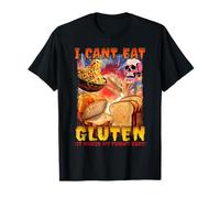 No Puedo Comer Gluten, me Duele la Barriga y es un Esqueleto Divertido Camiseta