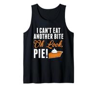 No Puedo Comer Otro bocado Oh Mira Pastel Pizza Divertido Camiseta sin Mangas