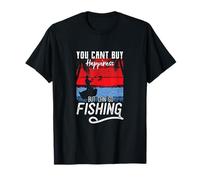 No Puedo Comprar la Felicidad, Pero Puede IR a Pescar Divertido Pescador Pescador Camiseta