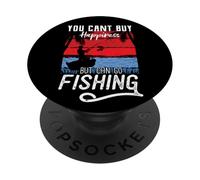 No Puedo Comprar la Felicidad, Pero Puede IR a Pescar Divertido Pescador Pescador PopSockets PopGrip Adhesivo
