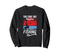 No Puedo Comprar la Felicidad, Pero Puede IR a Pescar Divertido Pescador Pescador Sudadera