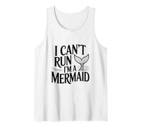 No Puedo Correr, Soy una Sirena, Divertida Amante de Las Criaturas Marinas Camiseta sin Mangas