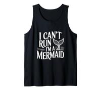 No Puedo Correr, Soy una Sirena, Divertida Amante de Las Criaturas Marinas Camiseta sin Mangas