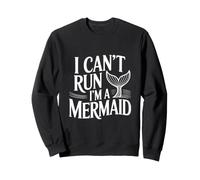 No Puedo Correr, Soy una Sirena, Divertida Amante de Las Criaturas Marinas Sudadera