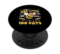 No Puedo Creer Que hayan Pasado 100 días de Escuela con Cute Bee PopSockets PopGrip Adhesivo