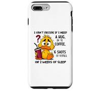 No Puedo decidir si Necesito un Abrazo un café XL Carcasa para iPhone 7 Plus/8 Plus