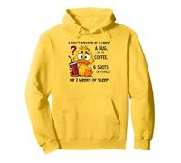 No Puedo decidir si Necesito un Abrazo un café XL Sudadera con Capucha