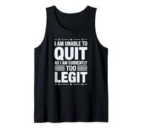 No Puedo Dejar de Fumar Actualmente Demasiado legítimo MC Funny 80s 90s Rap Camiseta sin Mangas