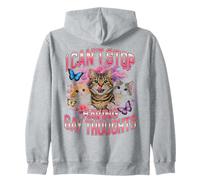 No Puedo Dejar de Tener Pensamientos Gay Gatos Orgullo Divertido LGBTQ Sudadera con Capucha
