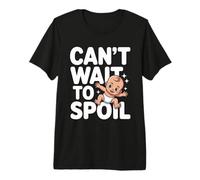 No Puedo Esperar a mimar Lindo Baby Shower Nueva tía Camiseta Premium