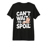 No Puedo Esperar a mimar Lindo Baby Shower Nueva tía Camiseta Premium
