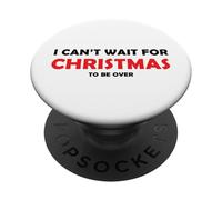 No Puedo Esperar a Que se acabe la Navidad PopSockets PopGrip Adhesivo