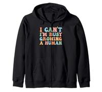 No Puedo, Estoy Ocupado Haciendo Crecer a un Humano para Mujeres Embarazadas, Divertido Sudadera con Capucha