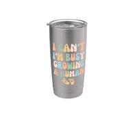 No puedo, estoy ocupado haciendo crecer un humano Vaso térmico de acero inoxidable de doble pared