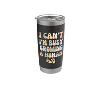 No puedo, estoy ocupado haciendo crecer un humano Vaso térmico de acero inoxidable de doble pared