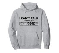 No puedo hablar mientras depuro Ingeniero de Software Sudadera con Capucha