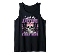No Puedo Hacer Nada Pensando Demasiado cráneo Cerebro Camiseta sin Mangas