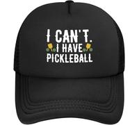 No Puedo Jugar Al Pickleball Unisex Sombrero Ajustable Gorras Hip Hop Transpirable Snapback Cap para Golf Senderismo Tenis