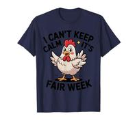 No Puedo Mantener la Calma es la Semana Justa Ganado de Pollo Divertido Camiseta